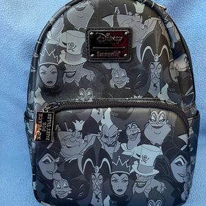 Disney Loungefly Villains Debossed mini backpack